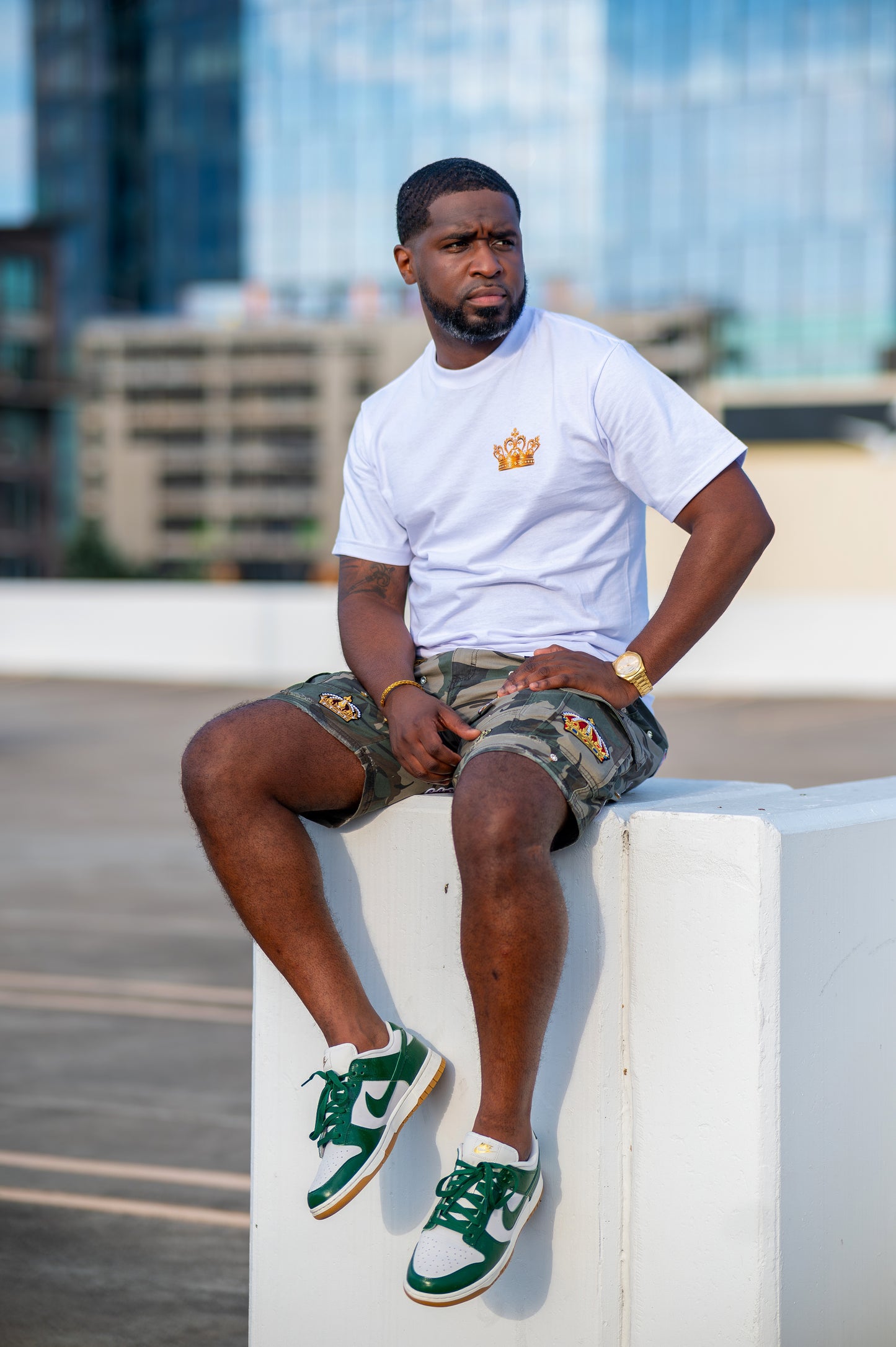 Adult White Crown Tee