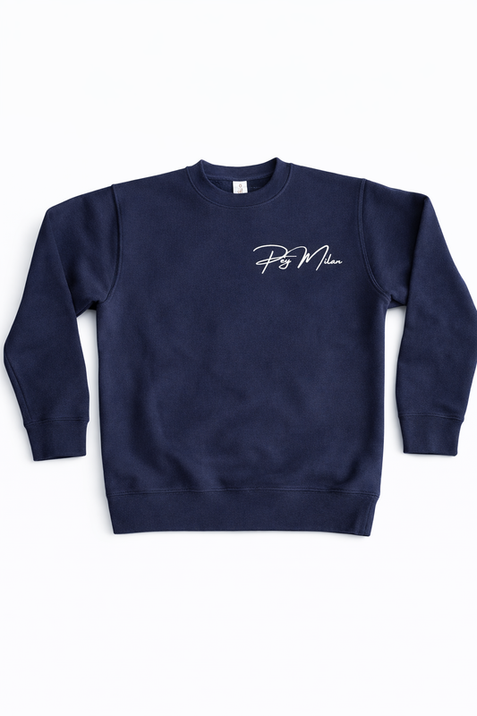 Adult PeyMilan Signature Sweatshirt - Navy Blue