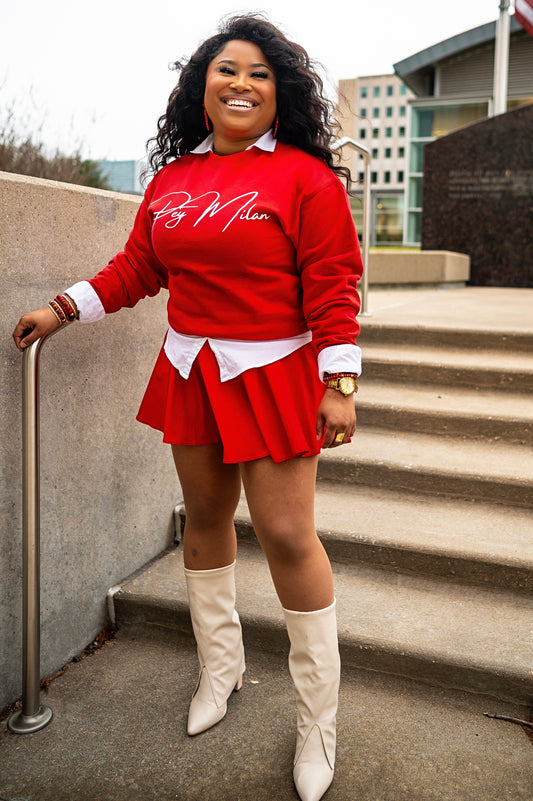 ADULT RED SWEATSHIRT