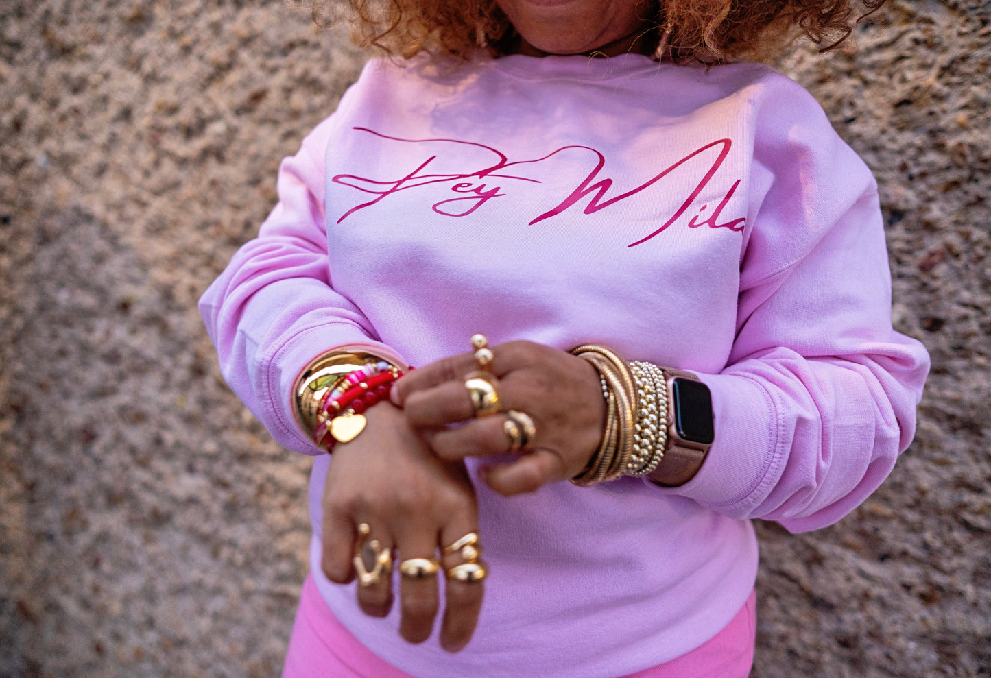 ADULT PINK SWEATSHIRT